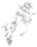 Page E Diagram and Parts List for 31AH763G401 2001 Yard Man Snow Blower